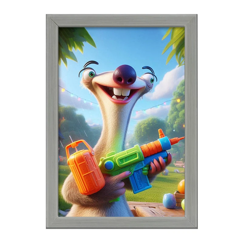 تابلو خندالو طرح سید عصر یخبندان کد F2775