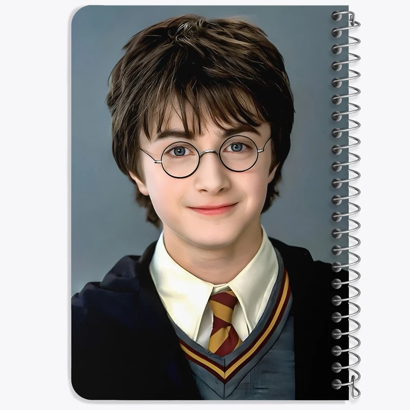 دفتر یادداشت 50 برگ خندالو طرح هری پاتر (Harry Potter) کد F6002
