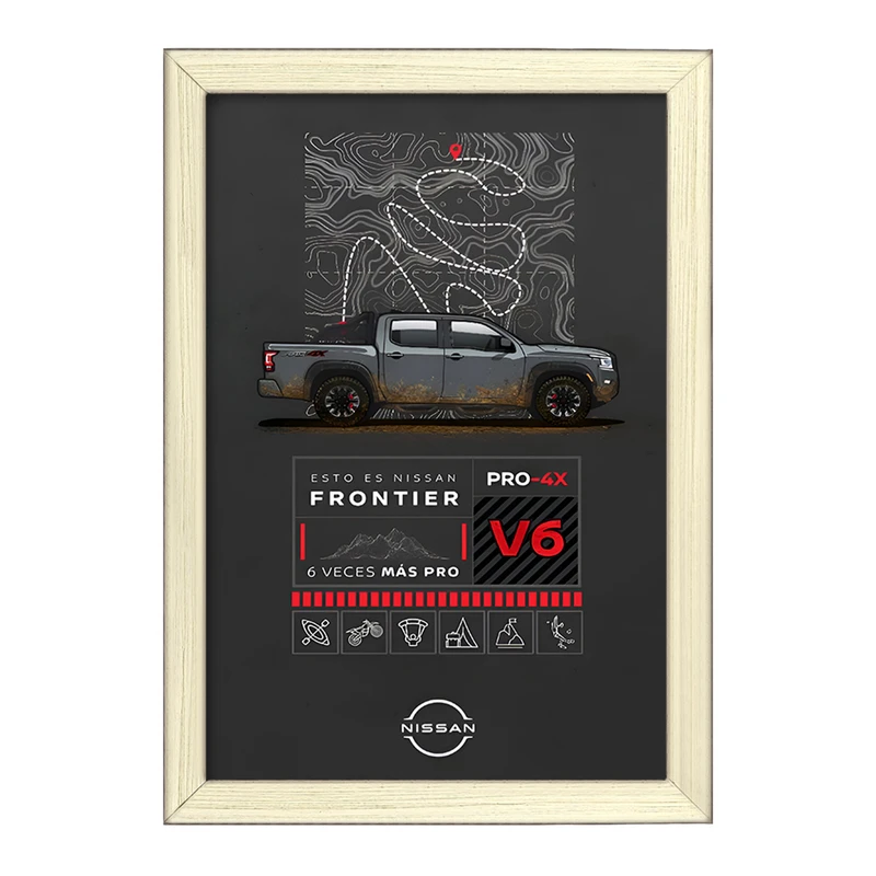 تابلو خندالو طرح نیسان (Nissan V6) کد F14163