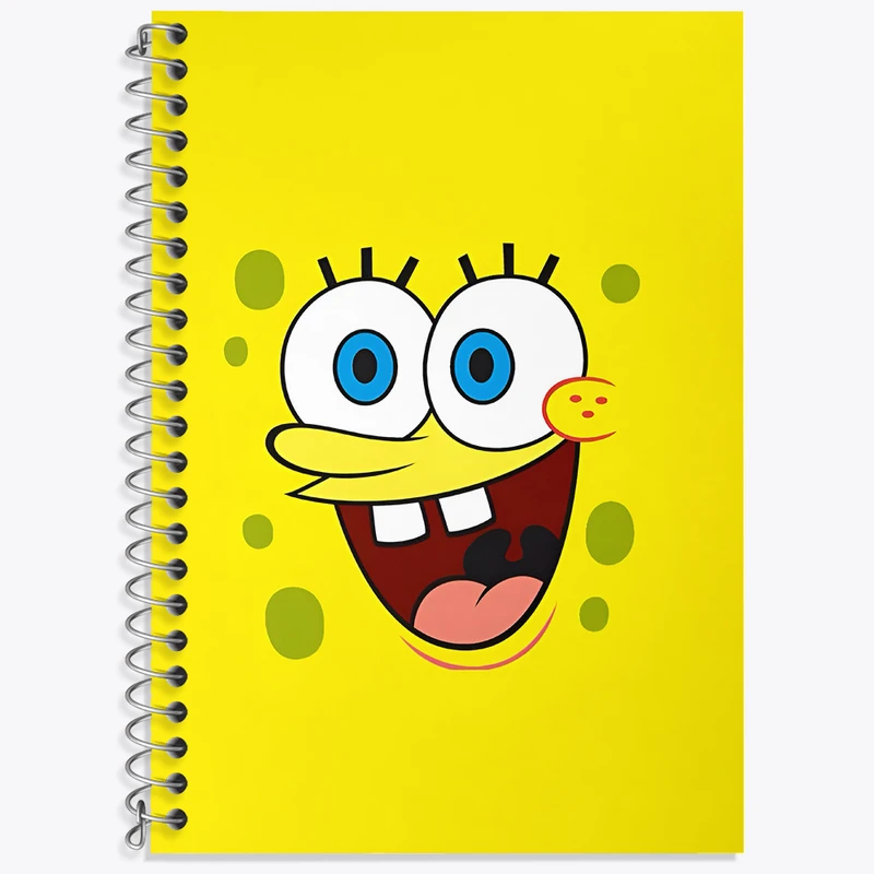 دفتر نت موسیقی 50 برگ خندالو طرح باب اسفنجی کد F3303