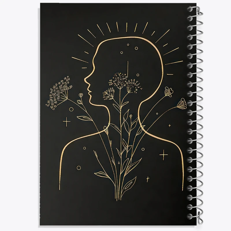 دفتر شطرنجی 50 برگ خندالو طرح دخترانه مینیمال کد F3094