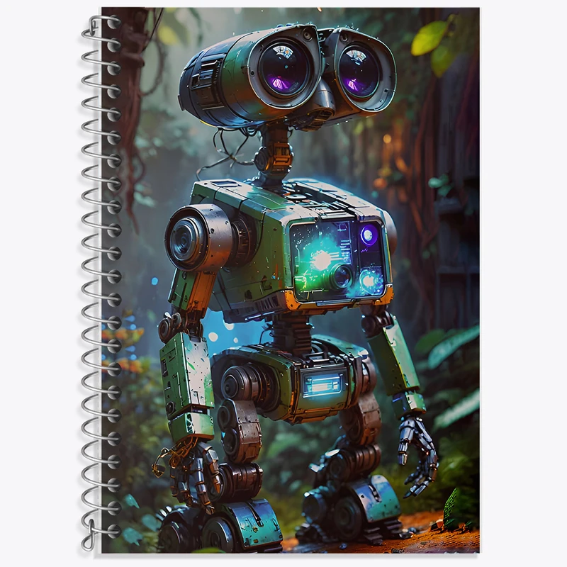 دفتر نت موسیقی 50 برگ خندالو طرح ربات کد F9248