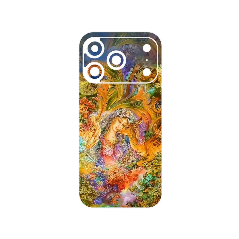 برچسب پوششی ماهوت مدل Persian miniature 3 مناسب برای گوشی موبایل اپل iPhone 17 Pro