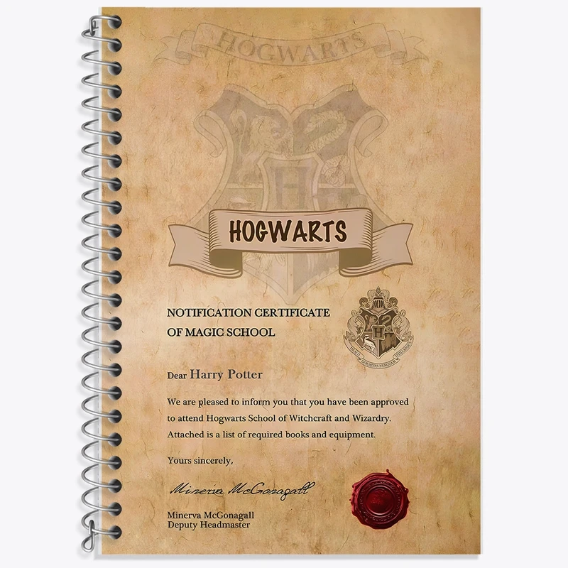 دفتر لغت 50 برگ خندالو طرح هری پاتر (Harry Potter) کد F9740