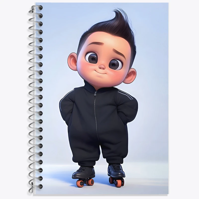 دفتر لغت 50 برگ خندالو طرح پسر بامزه کد F9909