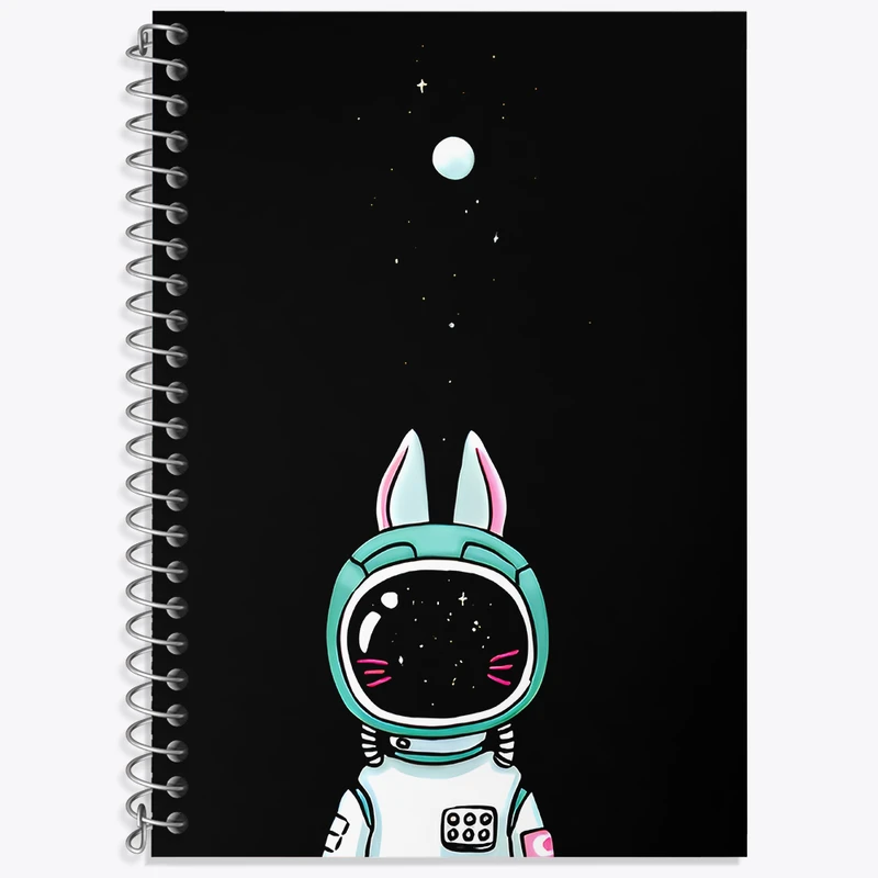 دفتر نت موسیقی 50 برگ خندالو طرح فضایی کد N8297