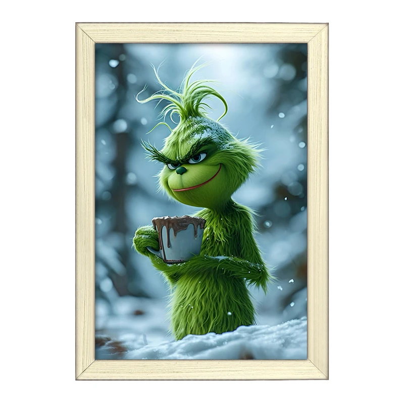 تابلو خندالو طرح گرینچ (The Grinch) کد F6245
