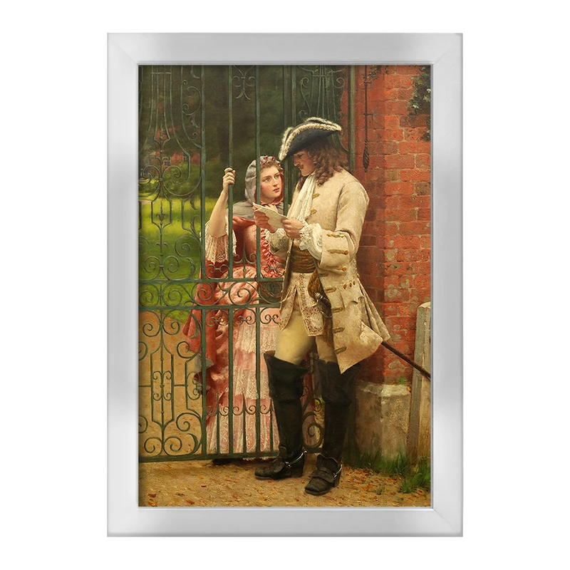 تابلو خندالو طرح نقاشی چه بگویم اثر ادموند بلر لیتون کد F12468