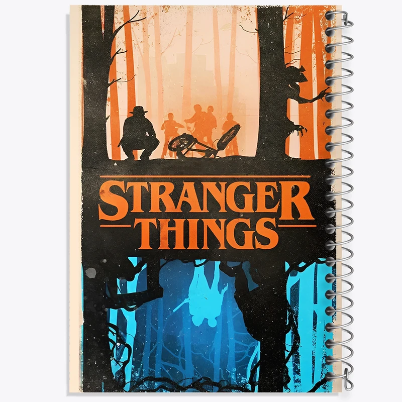دفتر مشق 50 برگ خندالو طرح استرنجر تینگز (Stranger Things) کد F10172