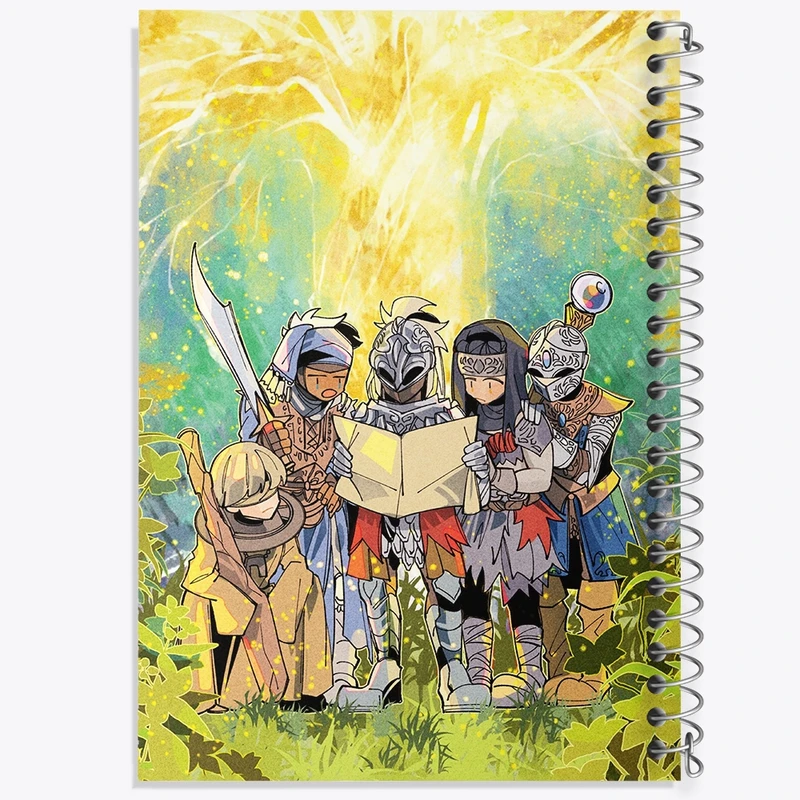 دفتر طراحی 50 برگ خندالو طرح بازی الدن رینگ (Elden Ring) کد 31278