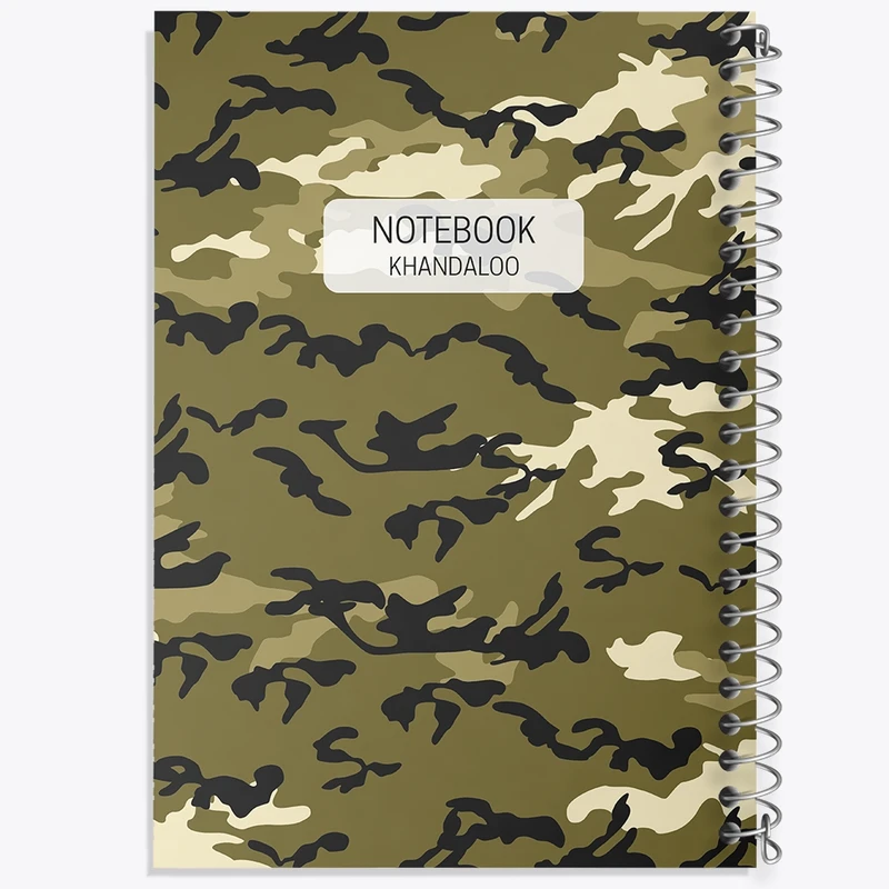 دفتر طراحی 50 برگ خندالو طرح چریکی کد N590