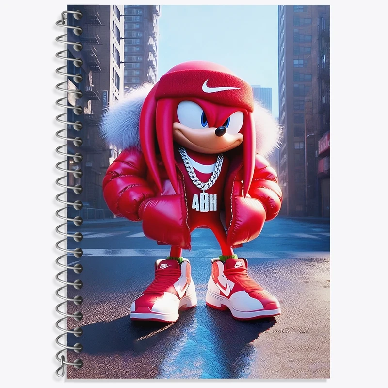 دفتر لغت 50 برگ خندالو طرح سونیک (Sonic) کد F4411