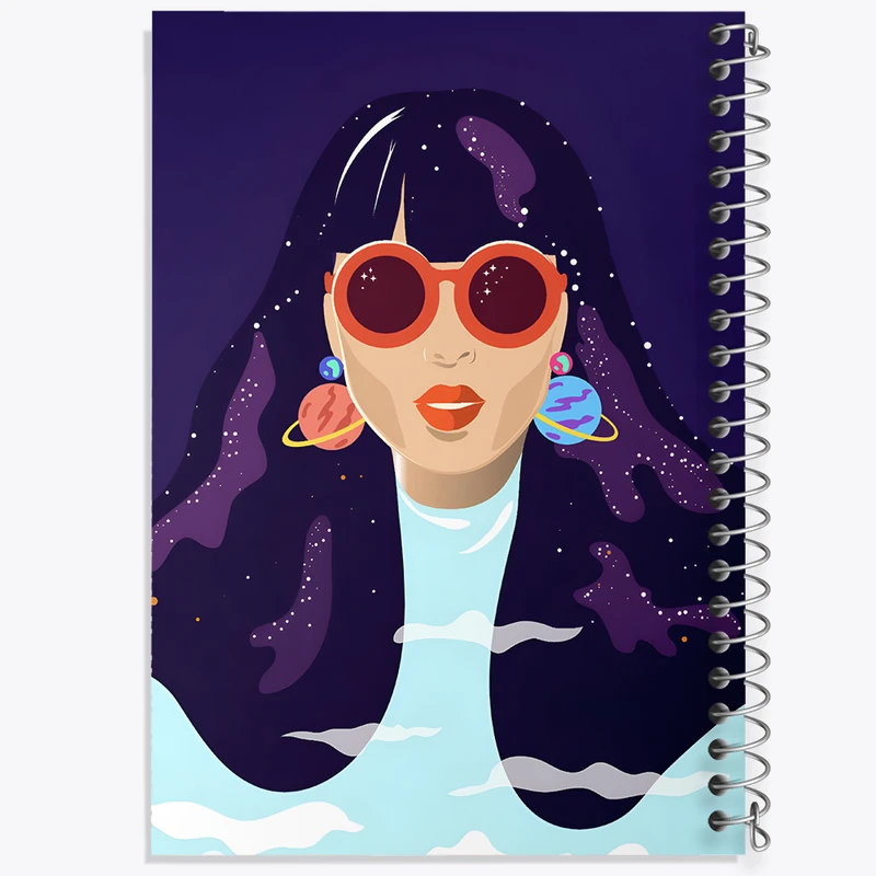 دفتر مشق 100 برگ خندالو طرح دخترانه کد F3716