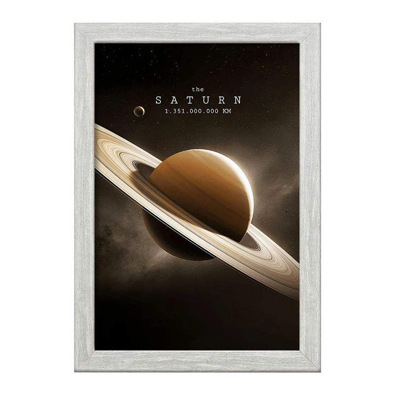 تابلو خندالو طرح سیاره ی زحل کد F4593