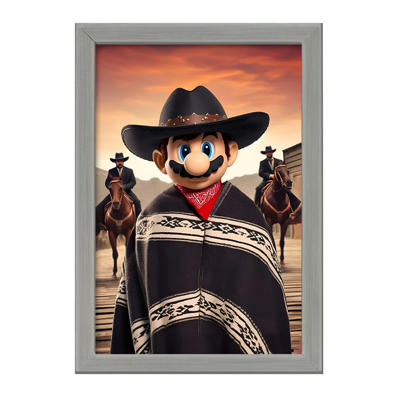 تابلو خندالو طرح سوپر ماریو (Super Mario) کد F10567