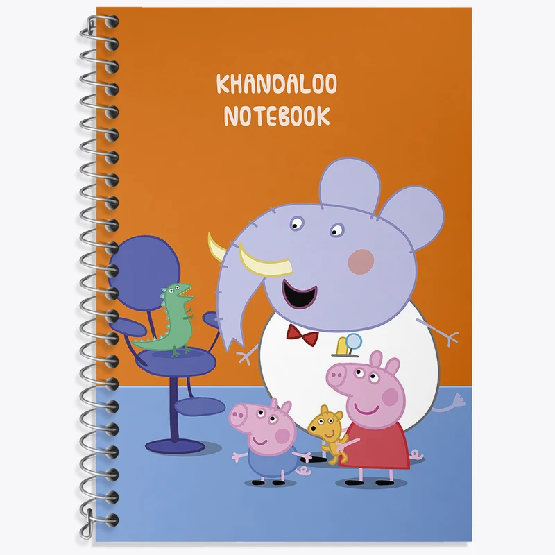 دفتر زبان 50 برگ خندالو طرح انیمیشن پپا پیگ (Peppa Pig) کد N9257