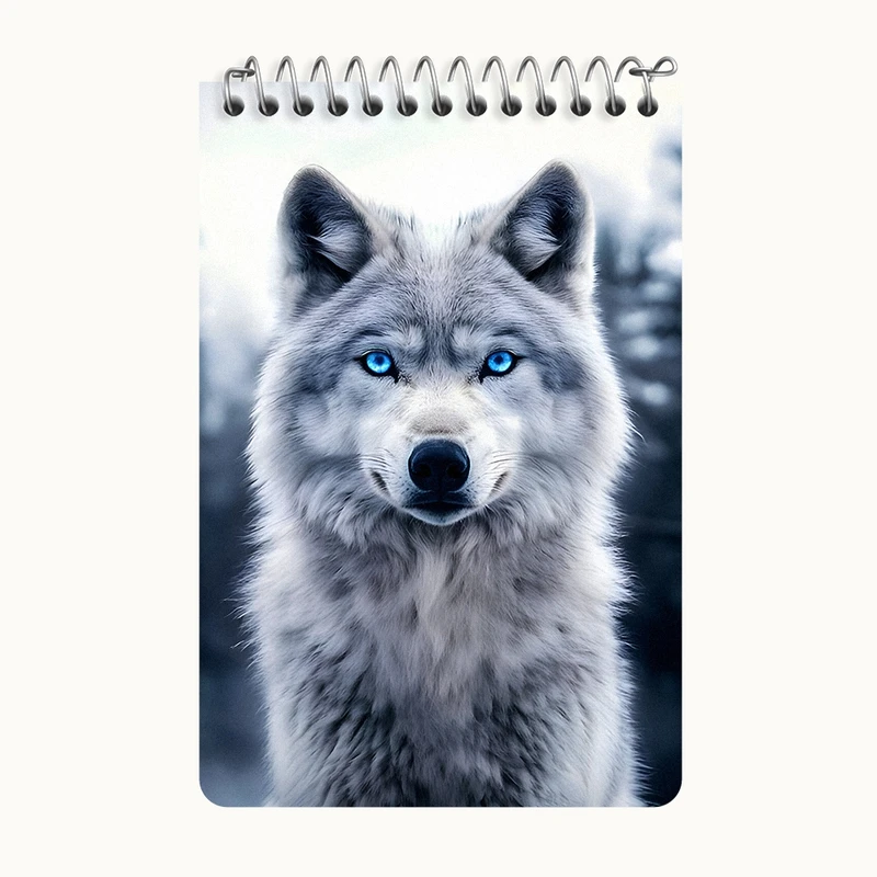دفتر یادداشت 50 برگ خندالو طرح گرگ کد F9016