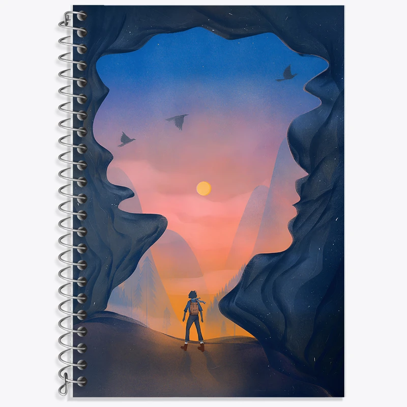 دفتر نت موسیقی 50 برگ خندالو طرح کوهنورد کد F11074