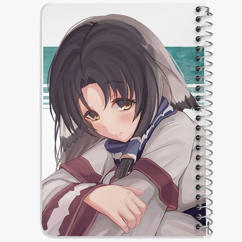 دفتر یادداشت 50 برگ خندالو طرح بازی Utawarerumono کد 35388
