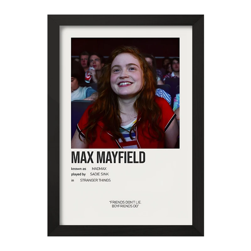 تابلو خندالو طرح مکس میفیلد (Max Mayfield) کد F13003
