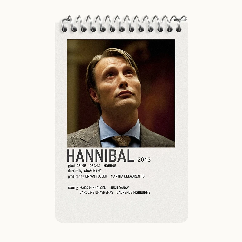 دفتر یادداشت 50 برگ خندالو طرح هانیبال (Hannibal) کد F13094