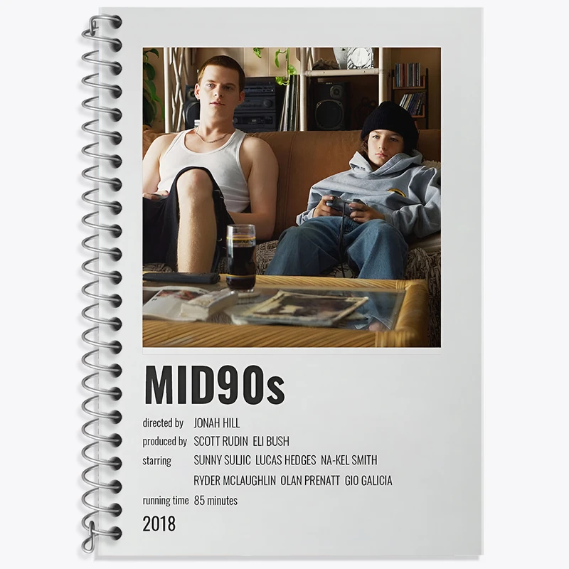 دفتر زبان دوخط 50 برگ خندالو طرح نیمه دهه 90 (Mid90s) کد F12933