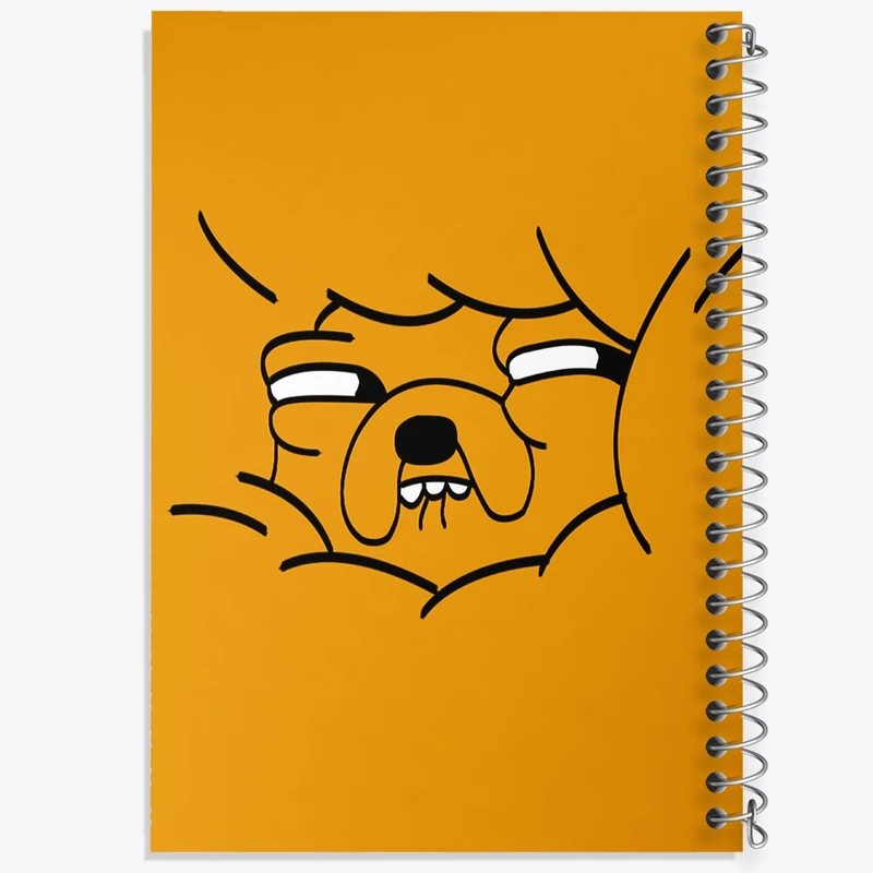 دفتر طراحی 50 برگ خندالو طرح جیک وقت ماجراجویی Adventure Time  کد 20811