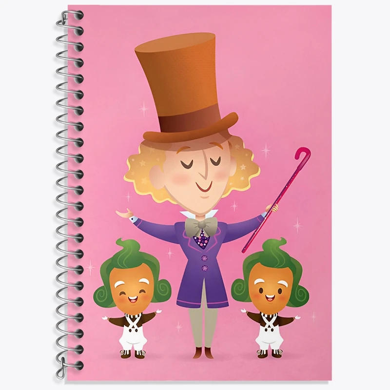 دفتر لغت 50 برگ خندالو طرح ویلی وانکا (Willy Wonka) کد N6370