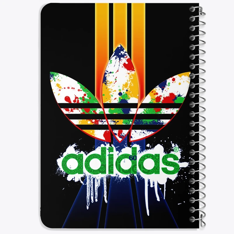دفتر یادداشت 50 برگ خندالو طرح آدیداس (Adidas) کد 36955