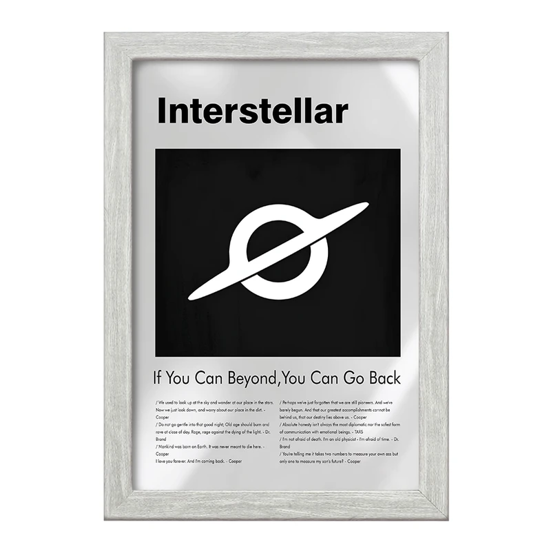 تابلو خندالو طرح میان ستاره ای (Interstellar) کد F13816