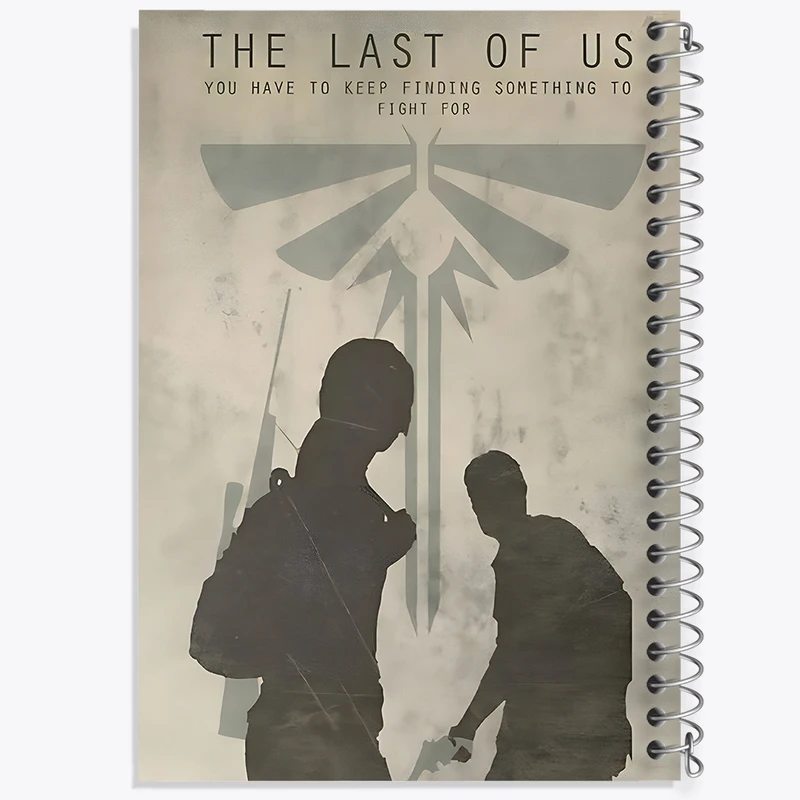 دفتر ژورنال نویسی 50 برگ خندالو مدل نقطه ای طرح آخرین بازمانده از ما (The Last Of Us) کد F13585
