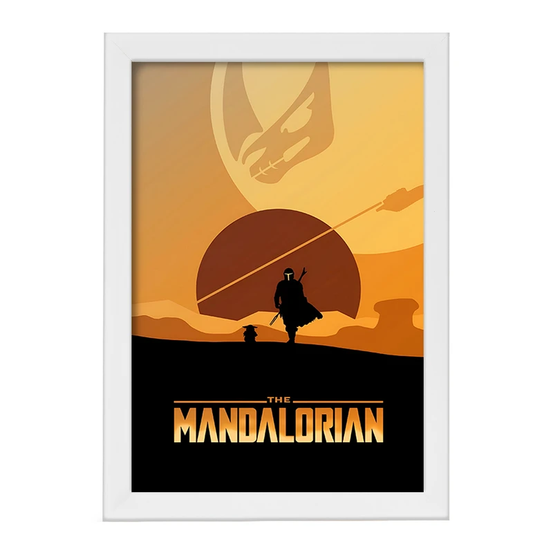 تابلو خندالو طرح مندلورین (The Mandalorian) کد F13744