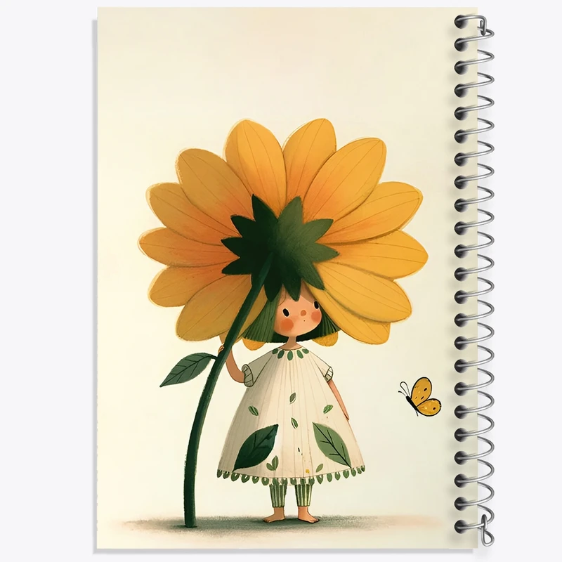 دفتر لیست خرید 50 برگ خندالو طرح دختر کیوت کد F4912