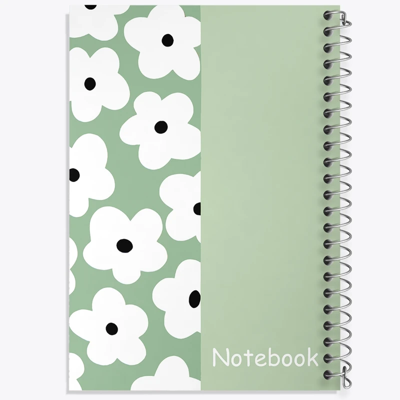 دفتر لیست خرید 50 برگ خندالو طرح گل گلی کد N6703