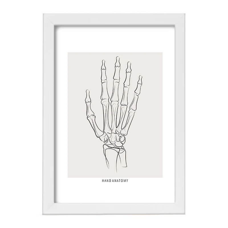 تابلو خندالو طرح آناتومی دست (Hand Anatomy) کد F13919