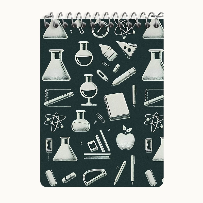 دفتر یادداشت 50 برگ خندالو طرح شیمی کد N5939