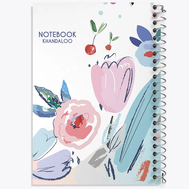 دفتر طراحی 50 برگ خندالو طرح گل گلی کد N1066