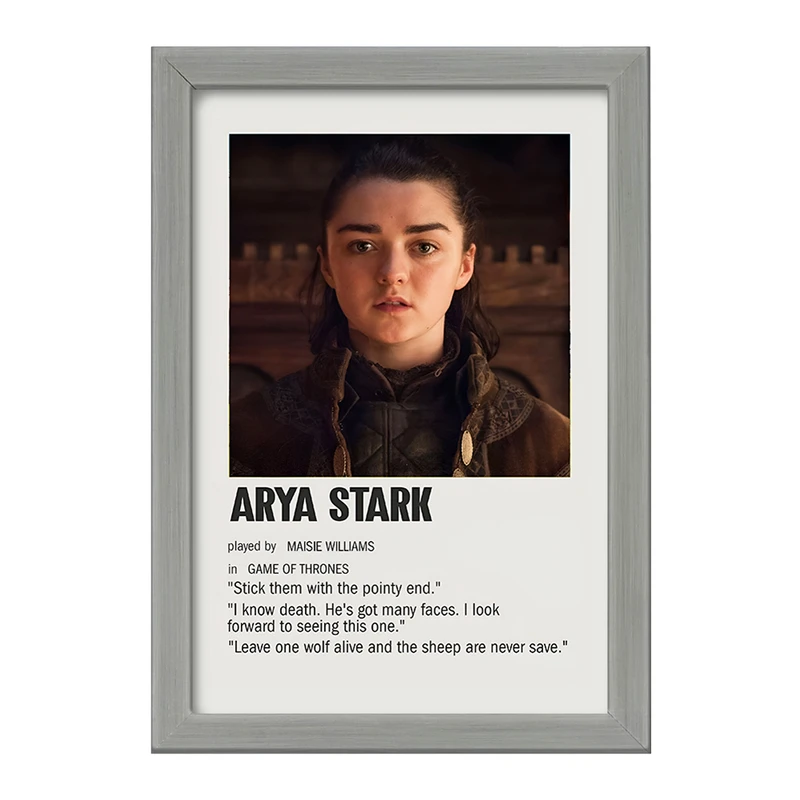 تابلو خندالو طرح آریا استارک (Arya Stark) کد F13410