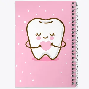 دفتر طراحی 50 برگ خندالو طرح دندان و دندان پزشکی کودکانه کد 36724