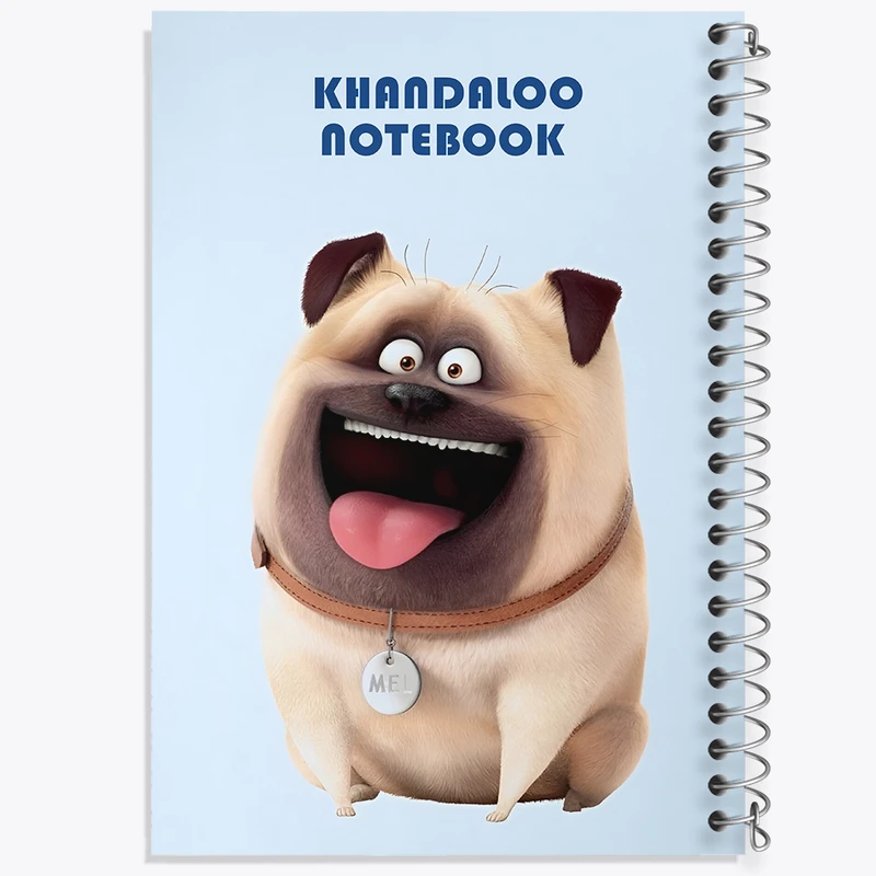 دفتر نقاشی 50 برگ خندالو طرح زندگی پنهان حیوانات خانگی کد N6137