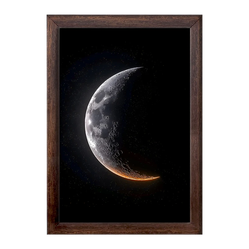 تابلو خندالو طرح ماه (Moon) کد F12872