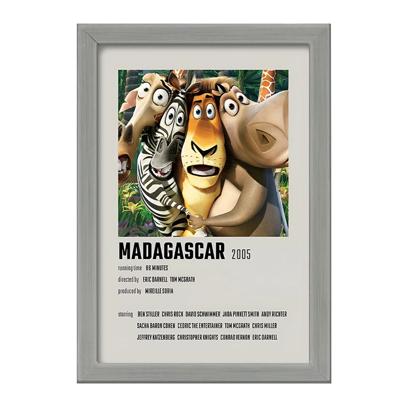 تابلو خندالو طرح ماداگاسکار (Madagascar) کد F14207