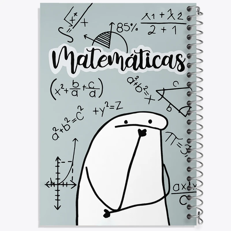 دفتر شطرنجی 50 برگ خندالو طرح میقولی و ریاضی کد N7029