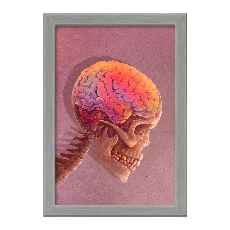 تابلو خندالو طرح آناتومی مغز (Brain Anatomy) کد F14051