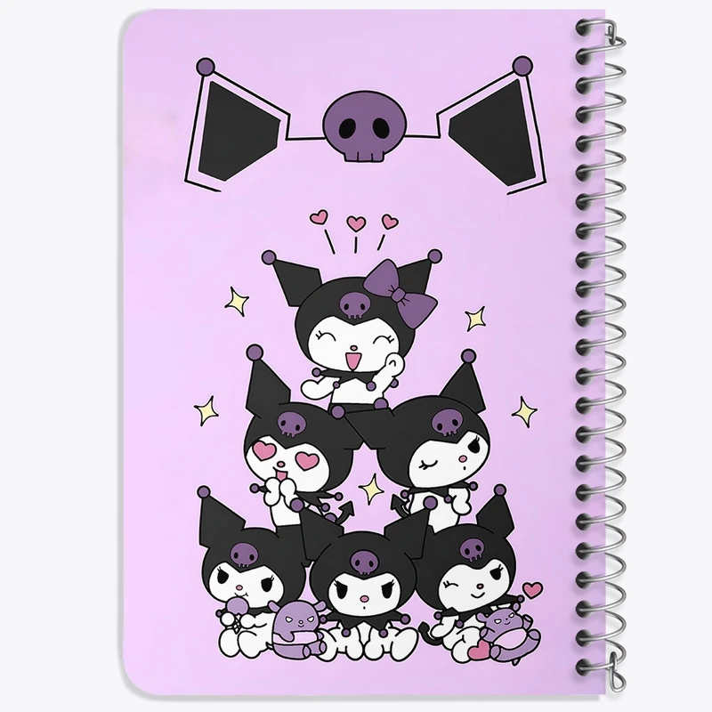 دفتر یادداشت 50 برگ خندالو طرح کرومی (Kuromi) کد N4823