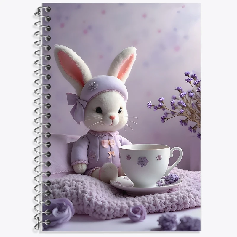 دفتر لغت 50 برگ خندالو طرح خرگوش بامزه کد F11588