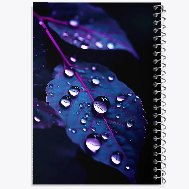 دفتر مشق 100 برگ خندالو طرح برگ زیبا کد F4337