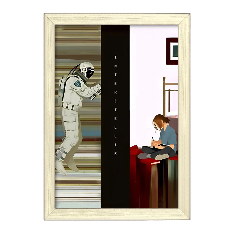 تابلو خندالو طرح میان ستاره ای (Interstellar) کد F10485