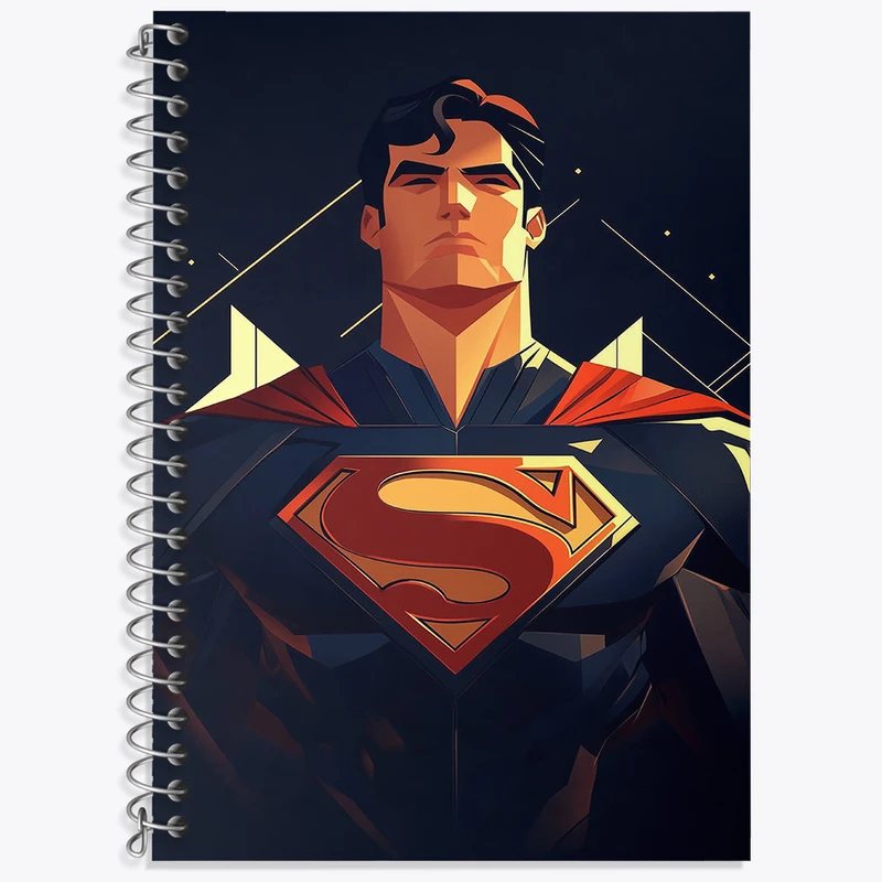 دفتر نت موسیقی 50 برگ خندالو طرح سوپر من کد F3141