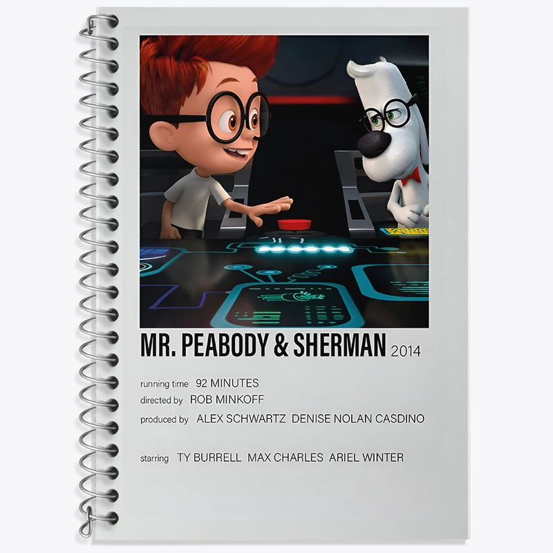 دفتر زبان دوخط 50 برگ خندالو طرح آقای پیبادی و شرمن کد F13259